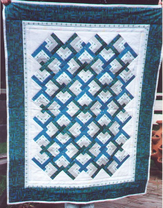 Girl Scout baby quilt